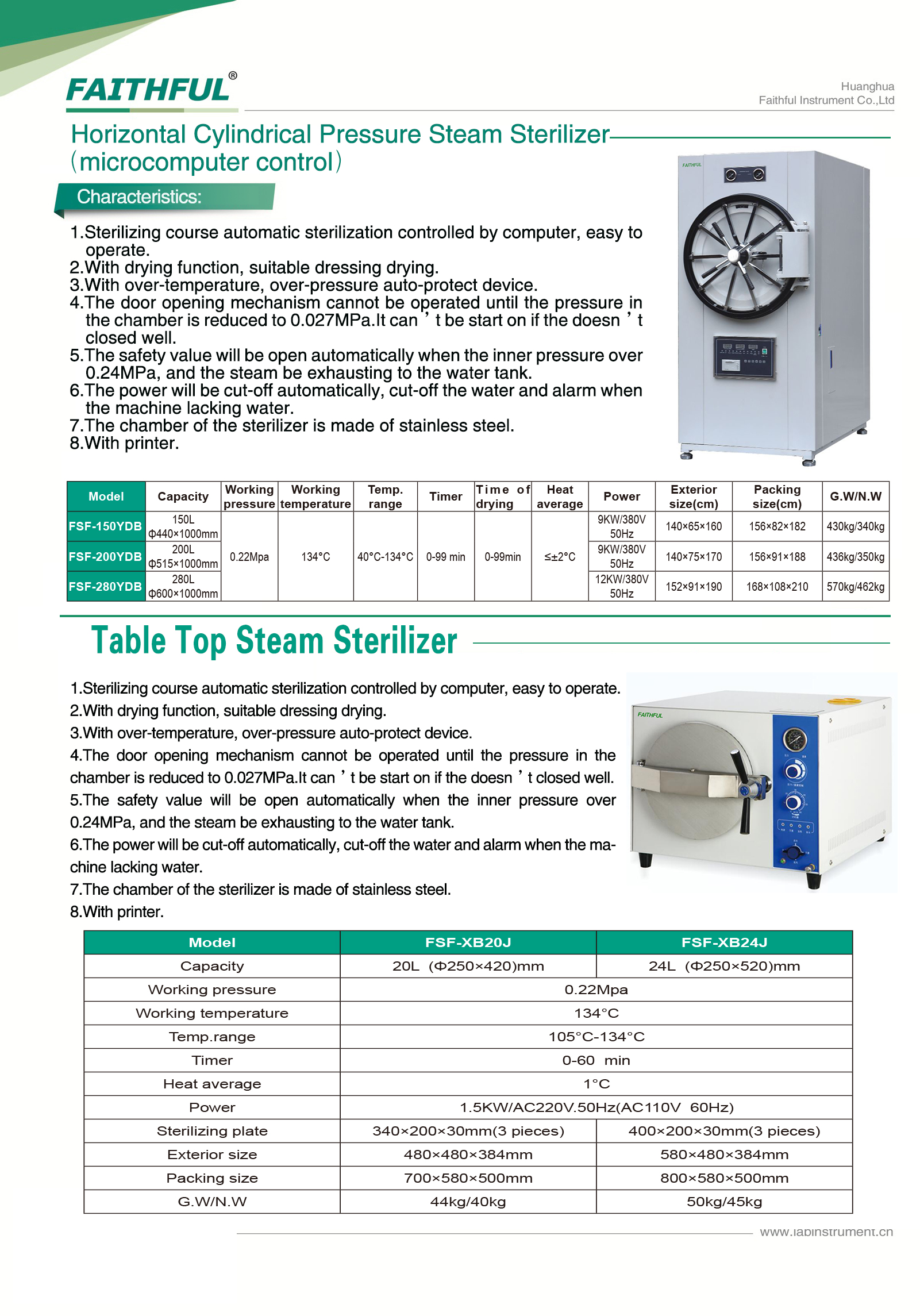 Horizontal Cylindrical Pressure Steam Sterilizer Buy Product On