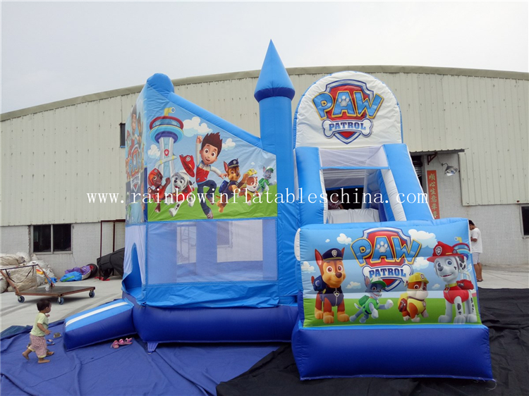 rb3058 5x5m amusing paw patrol combo castle rb3058 5x5m amusing paw patrol combo castle