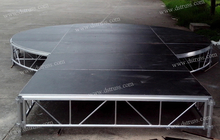 Aluminum round stage