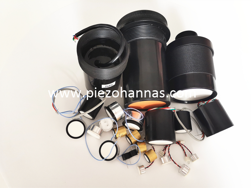 Ciorcad Transducer Ultrasonach Piezoelectric 75KHz le haghaidh Tomhas Cian
