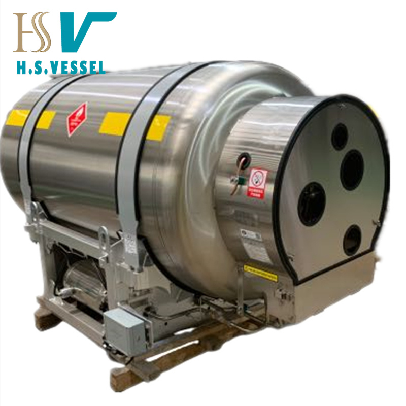 China LNG Vehicle Fuel Tanks for Trucks LNG Vehicle Cylinder