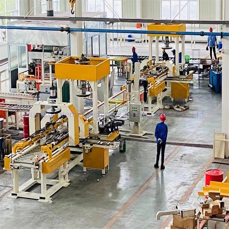High Speed Vertical Flanging Beading Seaming Machine for 55 Gallon Steel Drum Production Line^