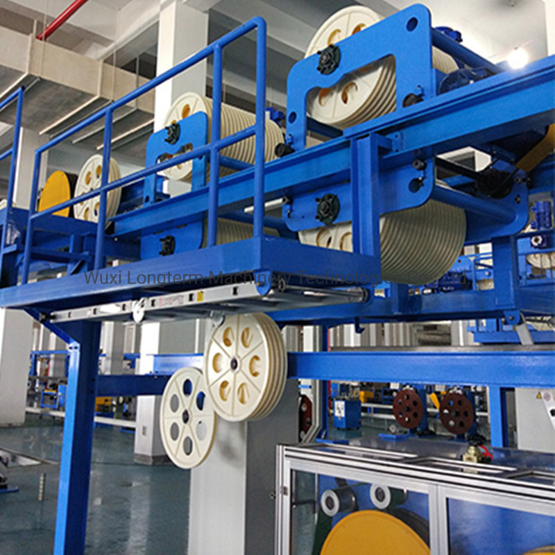 FTTH Drop Optical Fiber Cable Machine Fiber Optic Cable Production Line, High Quality Flat Flexible Cable Extrusion Machine~