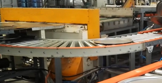 Steel Oil Drum Production Line Conveyor
