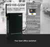 Mini Wireless PABX PBX Telephone System with SIM card for home and office MS108-GSM