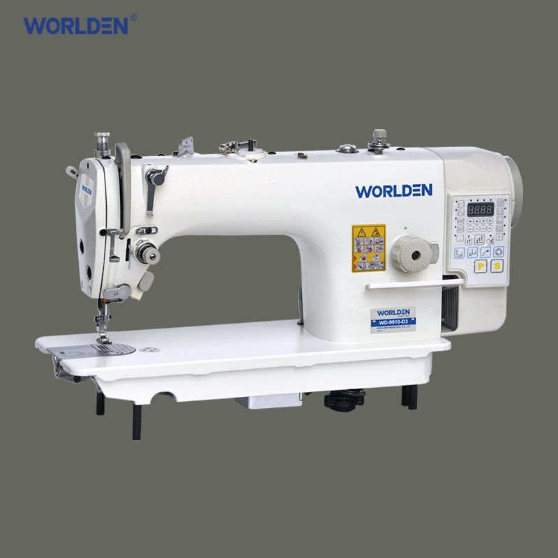 Wd-9910-D3直接传动双线缝纫缝纫机与自动整理者