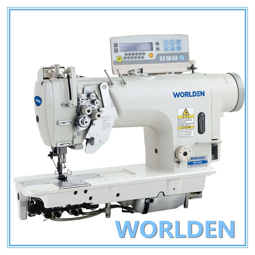 Wd-8452D Electronic High Speed Double Needle Lockstitch Sewing Machine