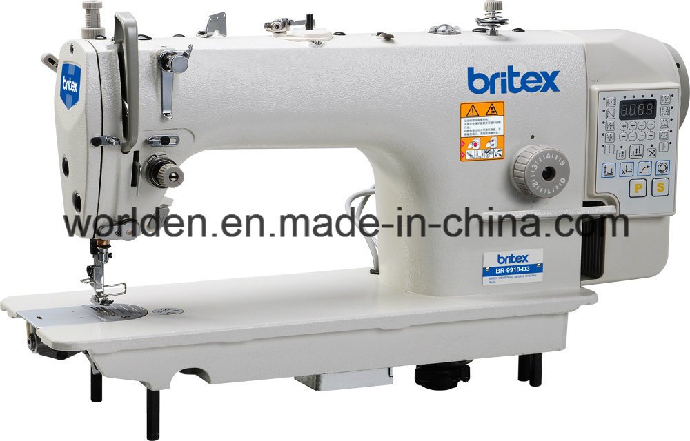 BR-9910-D4 Highly Intergrated Mechatrinic Computer Direct Drive Lockstitch Sewing Machine