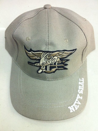 Military Baseball Cap with Embroidery