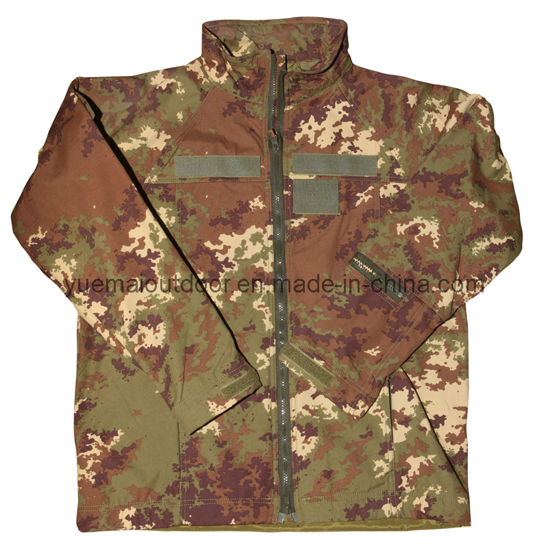 Military Vegetato Camo Softshell Jacket