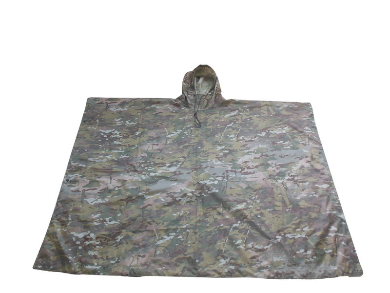 Military Multicamo Waterprofof Poncho