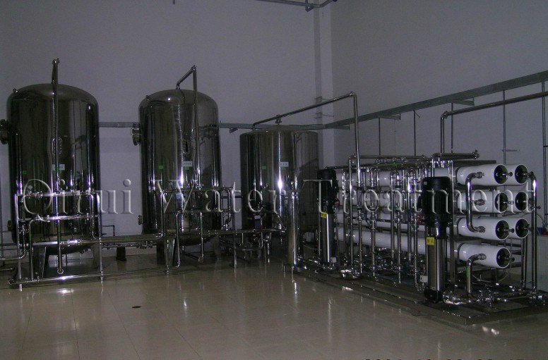 Large Capacity of Two Stage RO Water Treatment System