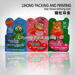 Special Shape Candy Three Side Seal Bags