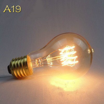 Handmade Vintage Lighting Edison Bulb A19 Squirrel Cage for Hotel/Restaurant/Bar