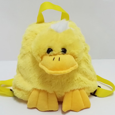 Plush Soft Toy Cartoon Duck Backpack for Kids