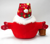 Adorable Christmas Santa Claus Soft Baby Toys with Bag