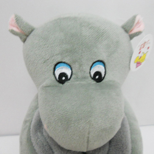 11 " Cute Hippo Toy Stuffed Animal Plush Pillow Blanket