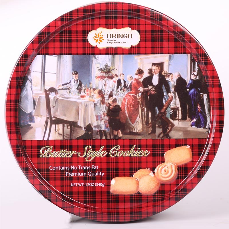 Butter Cookies in a Tin Box