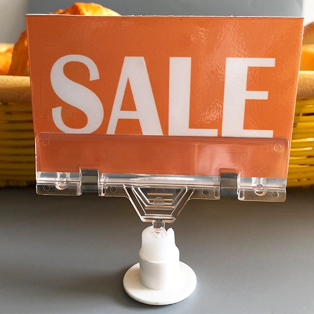Adhesive Sign Holder With Large Clip PS05 Buy adhesive sign holder