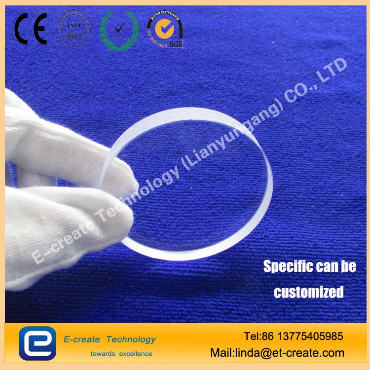 Quartz Glass High Temperature Test Vacuum Coating Quartz Sheet Ultra - thin Quartz Substrate Finishing Customization