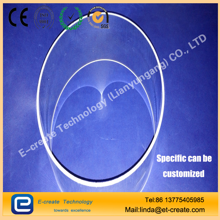 Semiconductor Grade Transparent Quartz Glass Tube