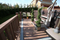 Planche en bois de plancher de HDPE du plastique Decking/WPC de r&eacute;sistance de rouille