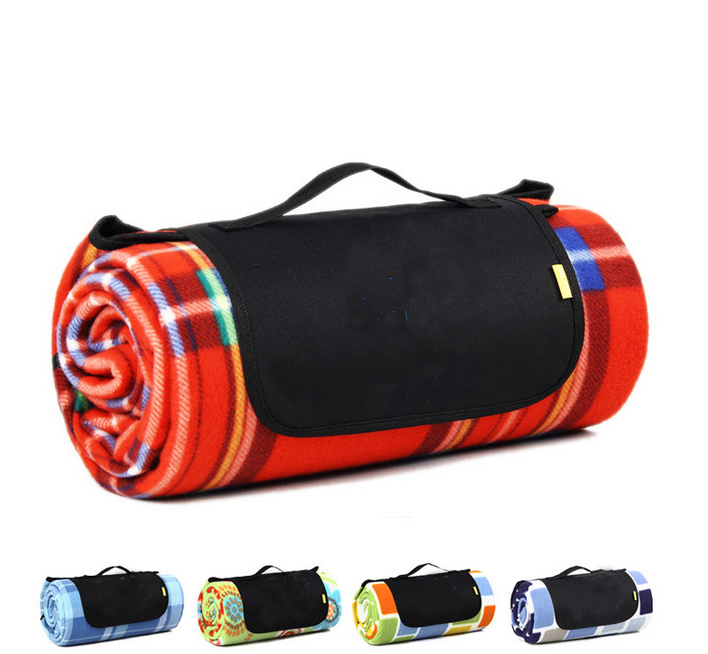 Custom Picnic Blanket Tartan Foldable Camping Picnic Mat with PEVA Waterproof Backing Buy