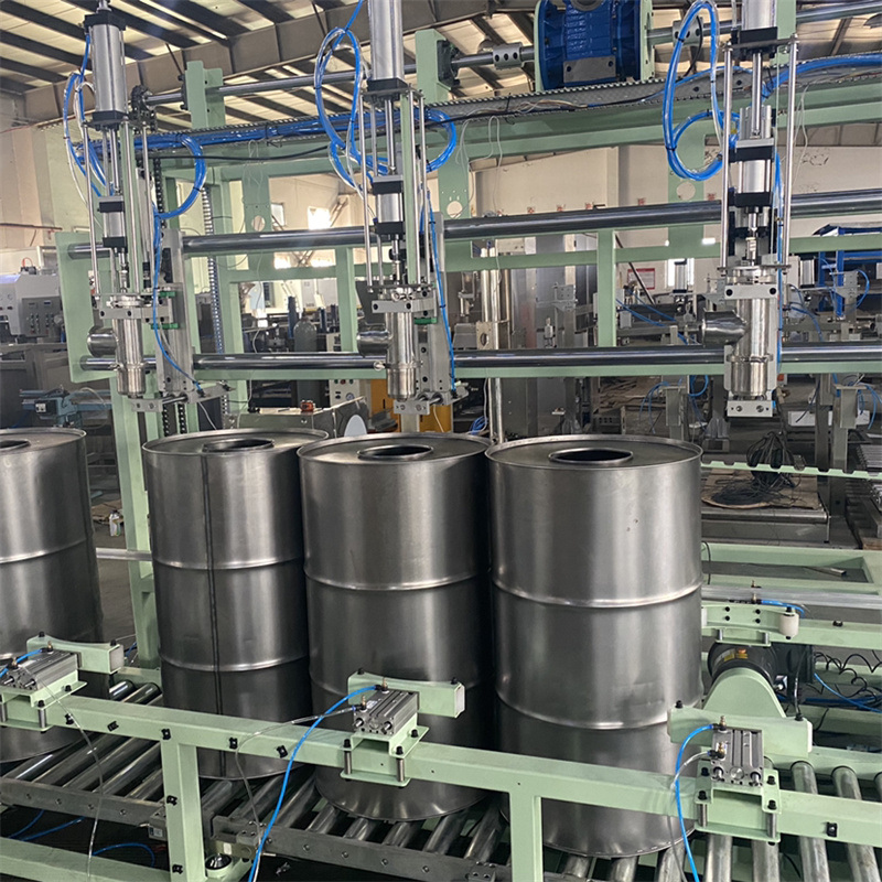 55 Gallon Steel Drum/Bitumen Barrel 4 Head Filling Packing Unit Machinery^