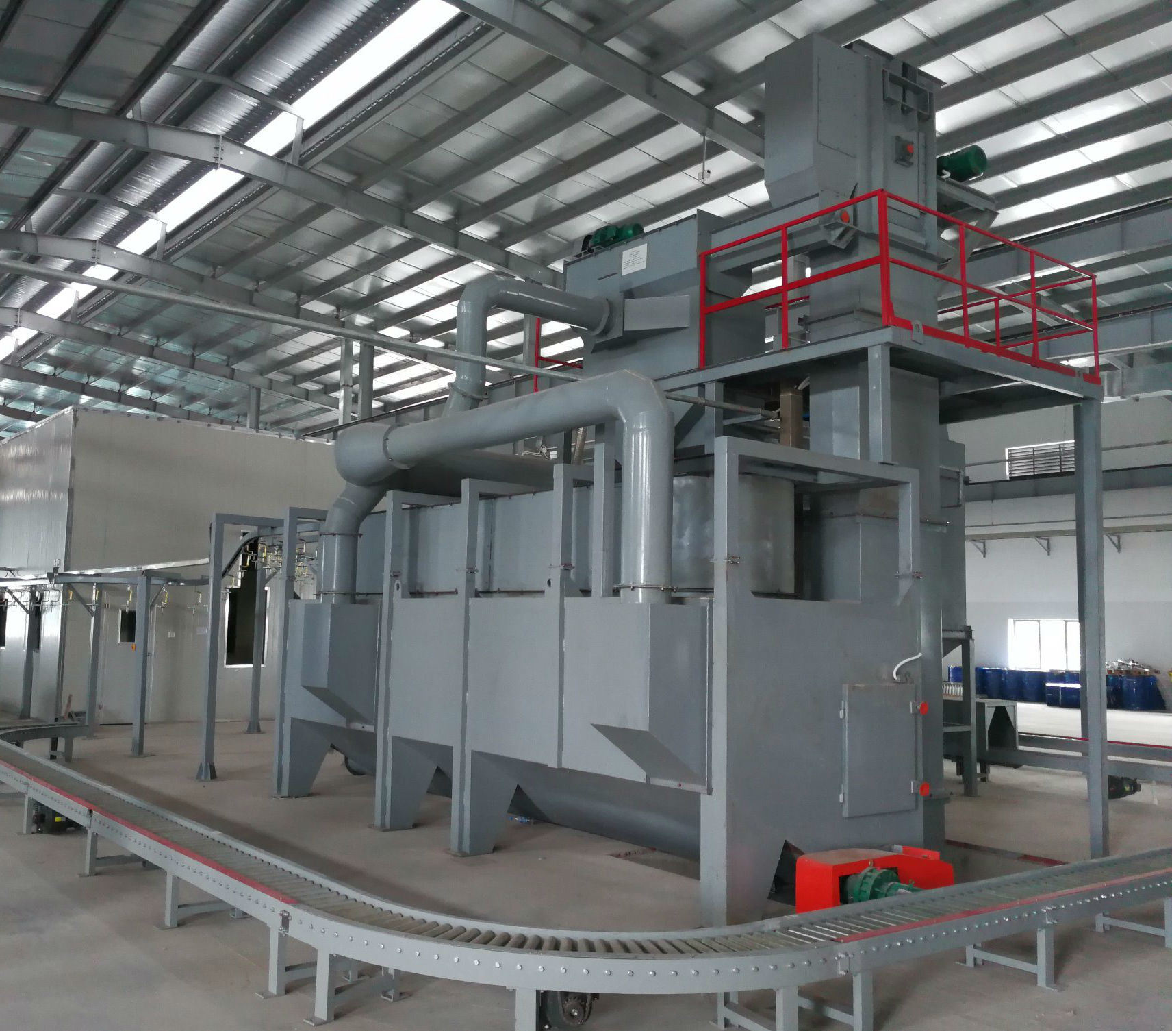 LPG Cylinder Scales Clean up Shot Blasting Machine