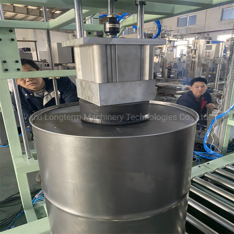 Automatic Steel Drum Barrel Filling Line Making Machinery, Bitumen Filling Packaging System^