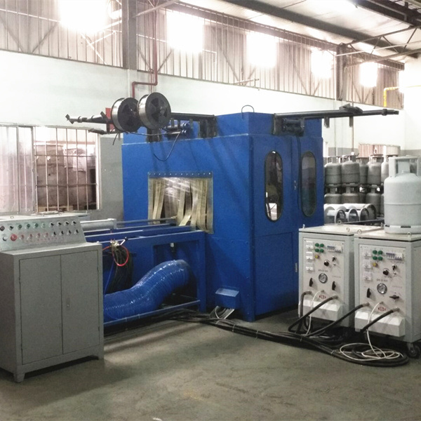 12kg LPG Gas Cylinder Automatic Zinc Metalizing/Coating Machine^