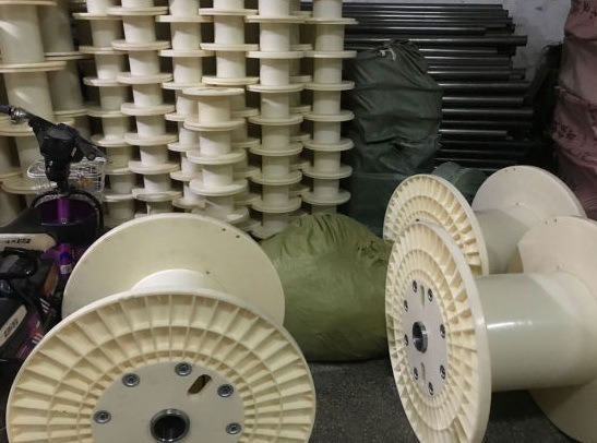 Double Layer Corrugated Cable Bobbin/Reel/Spool Flat High Speed Bobbin/Cable Drum