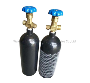 Medical Standard High Pressure Seamless Steel Empty 40L Stable Pressure Flow Accurate Small Portable Oxygen Cylinder~