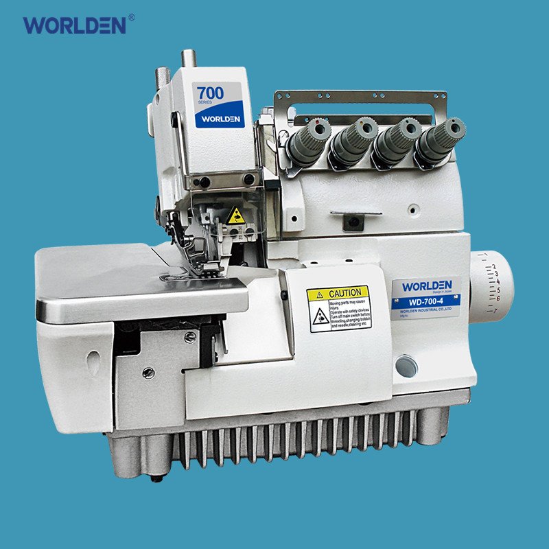 WD-700-4h High Speed Overlock Industrial Sewing Machine for Heavy Duty