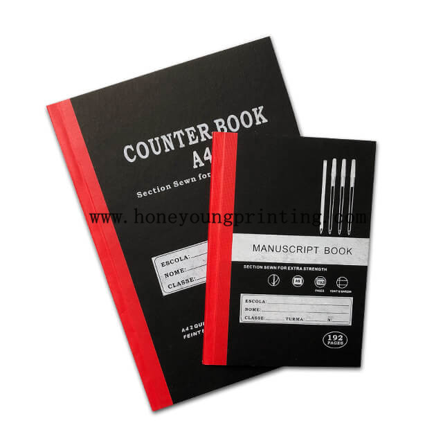 A4 A5 Sewing binding hard cover counter book manuscript book 