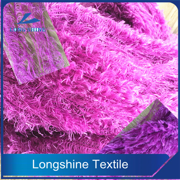 DOPE DYED POLYESTER BLENDED FEATHER YARN FEATHER FANCY YARN FOR SCARF