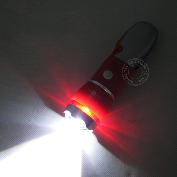 LED Flashlight with Multi Tool And Hidden Hammer And Cutter