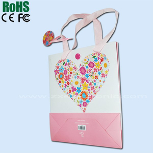 Paper bag with music module
