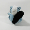 Mini Plush Skunk Shaped Sound Chew Squeaker Interactive Pet Toy