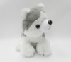 Custom Stuffed Puppy Animal Plush Toys Grey Husky Dog