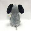 Cute Grey Plush Valentine Dog Plush Stuffed Toy Puppy