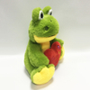Valentine Green Lovely Plush Stuffed Toy Frog with Heart