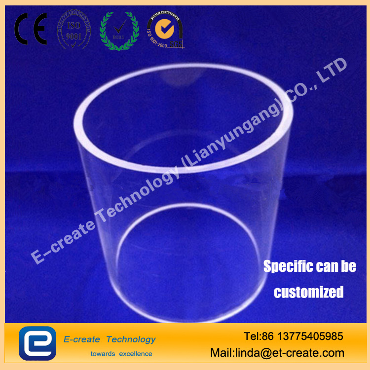 Quartz Ring, Semiconductor, 12" Diameter, 6" Tall, .75" Thick 