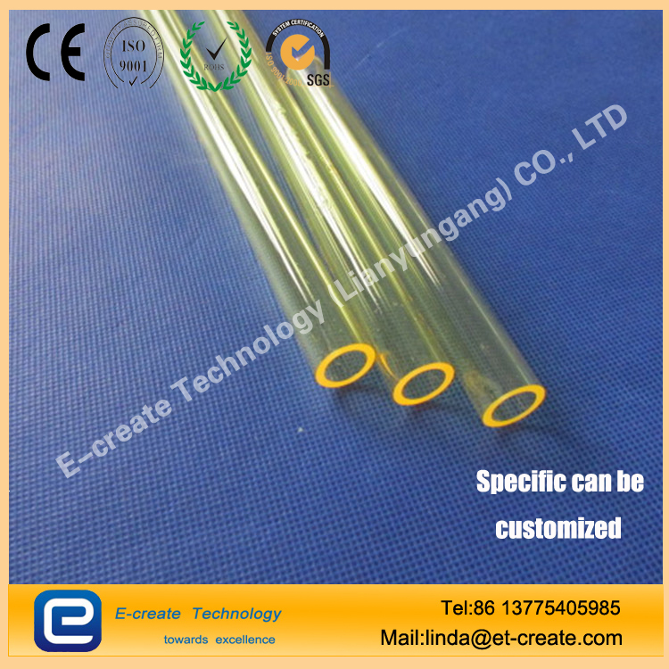 Lamp/Rod Flow Tubes For Helical Lamp Systems