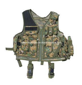 (1144) Digital Camouflage Tactical Vest
