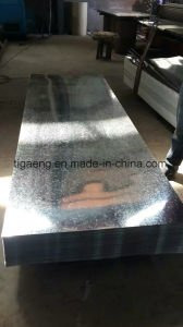 Hoja acanalada de acero galvanizada sumergida caliente del material para techos