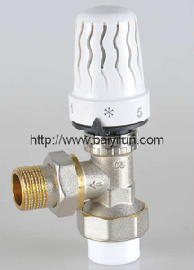 Термостатический клапан радиатора PPR/PB/PE