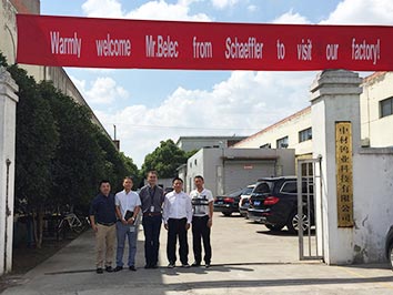 Sep.24, 2016 The visit of our honorable customer Schaeffler China to our factory