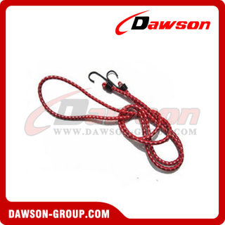 Cordón elástico con ganchos en S de seguridad de nylon ES-0120, cordón elástico, cordón de choque