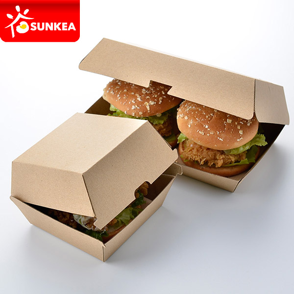 Paper Hamburger Box - Buy burger box, hamburger box, paper burger box